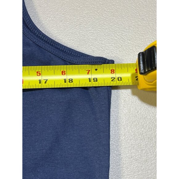 Sonoma Maternity Tank Top XL-MAT Blue Cotton/Modal Blend - Picture 4 of 7